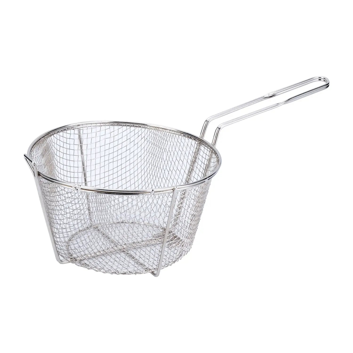 CAC China FBR4-8 Fry Basket Nickel-Plt 1/4" Mesh 8-1/2"Dia Case Pack of 20 by CAC China (cac-china-fbr4-8-fry-basket-nickel-plt-1-4-mesh-8-1-2dia-case-pack-of-20)