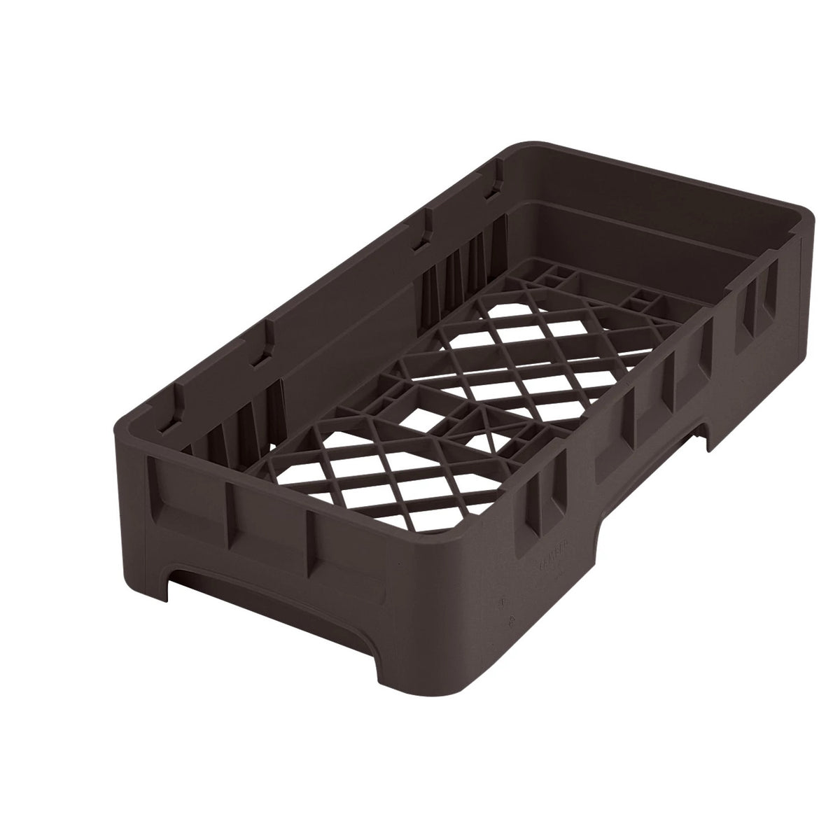 Cambro HBR258167 Camrack Half Size Open Base Rack, 4" Tall - Brown