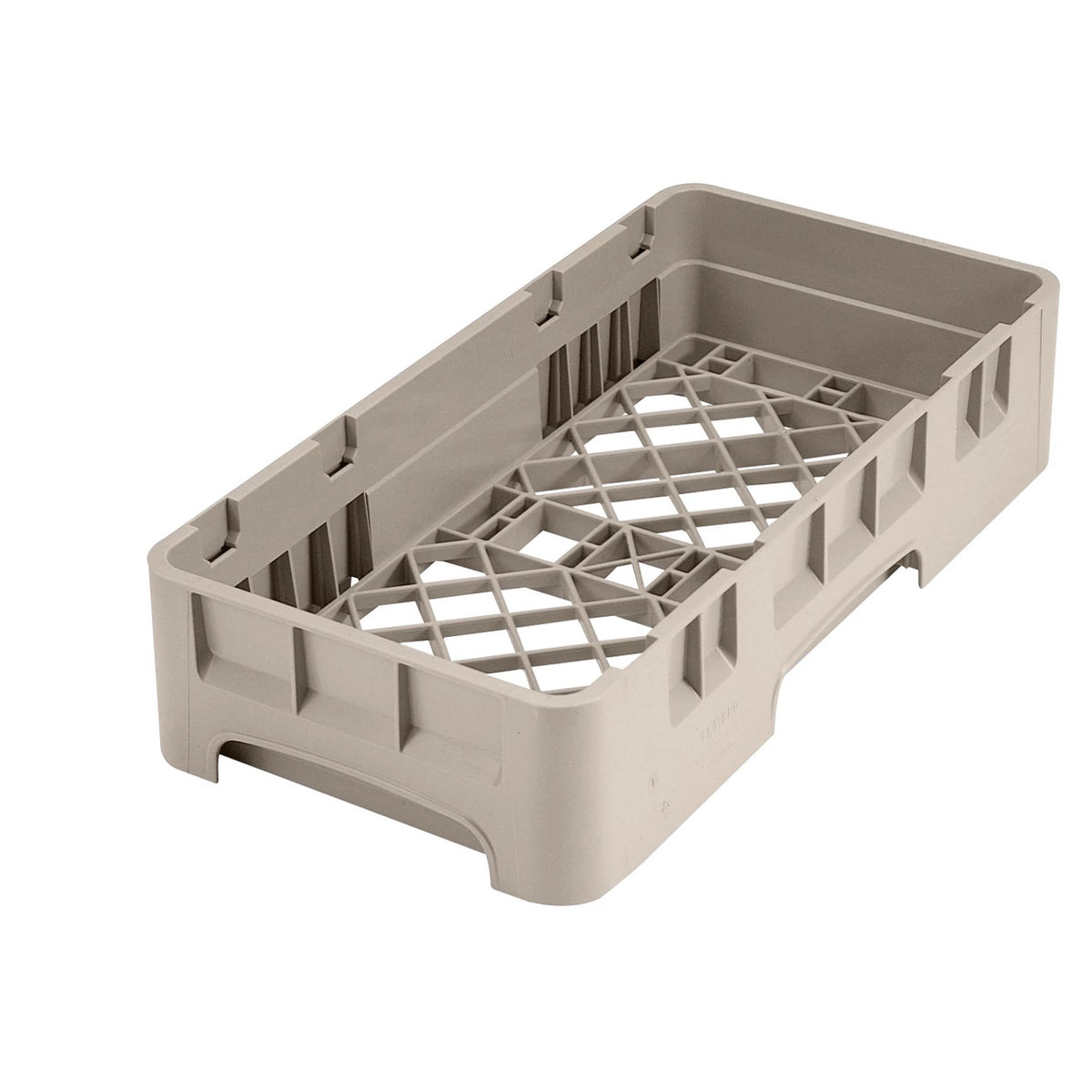 Cambro HBR258184 Camrack Half Size Open Base Rack, 4" Tall - Beige