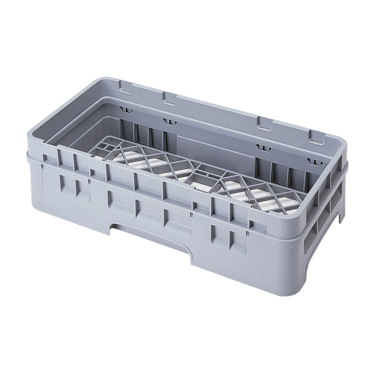 Cambro HBR414119 Camrack Half Size Open Base Rack, 5 5/8" Tall - Sherwood Green