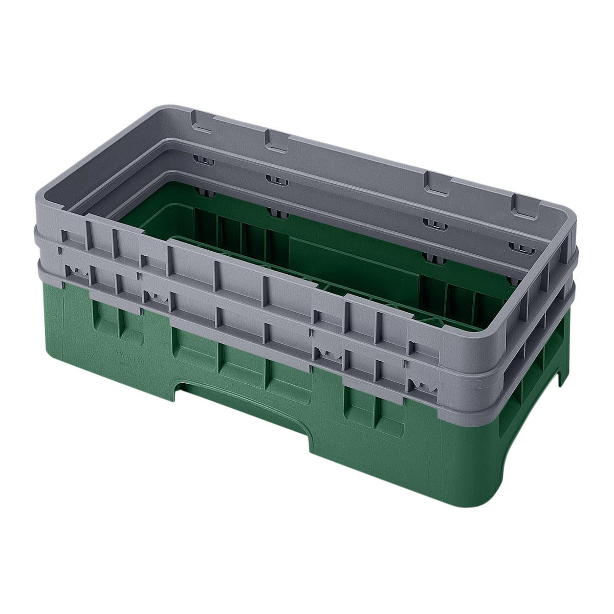 Cambro HBR578119 Camrack Half Size Open Base Rack, 7 1/4" Tall - Sherwood Green