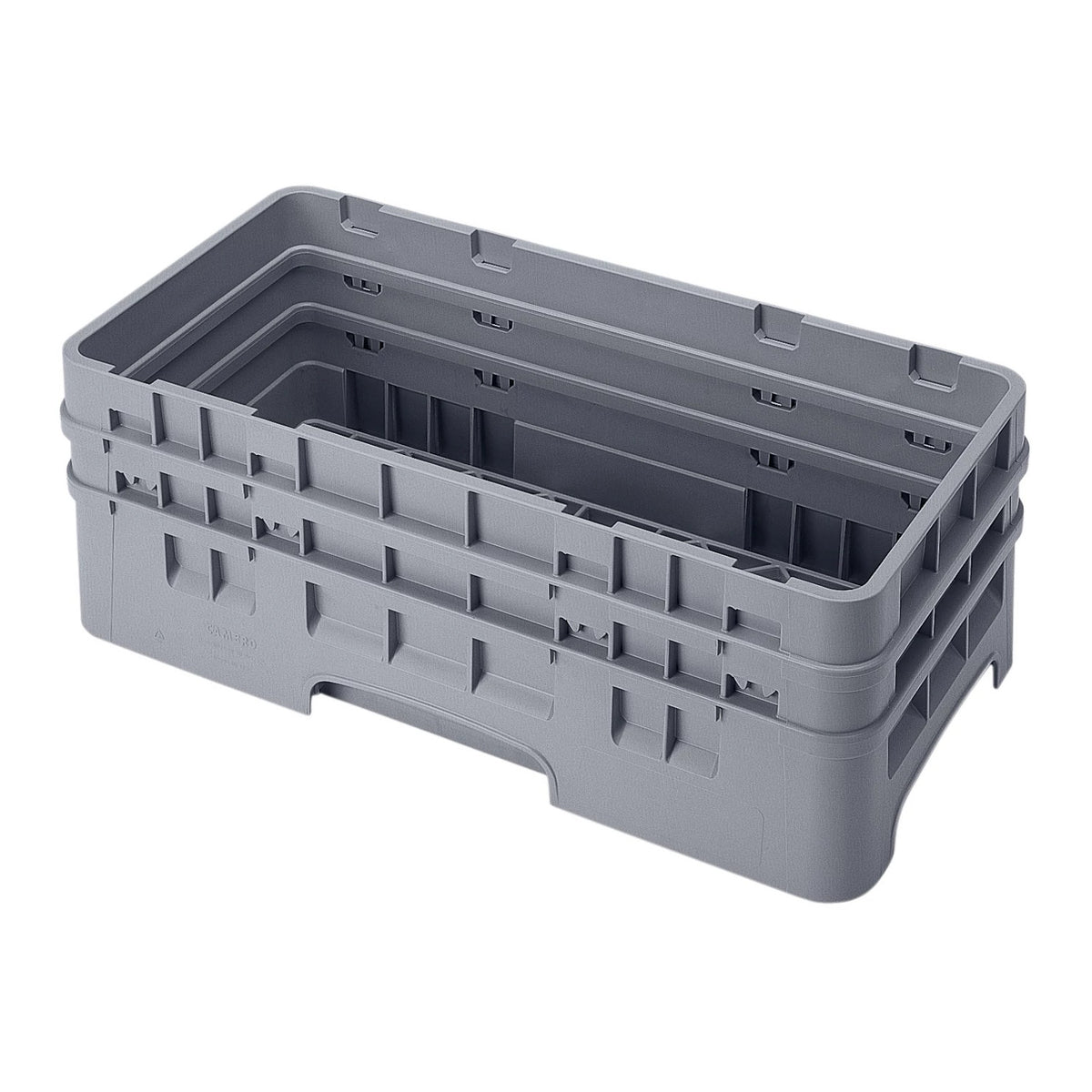 Cambro HBR578151 Camrack Half Size Open Base Rack, 7 1/4" Tall - Soft Gray