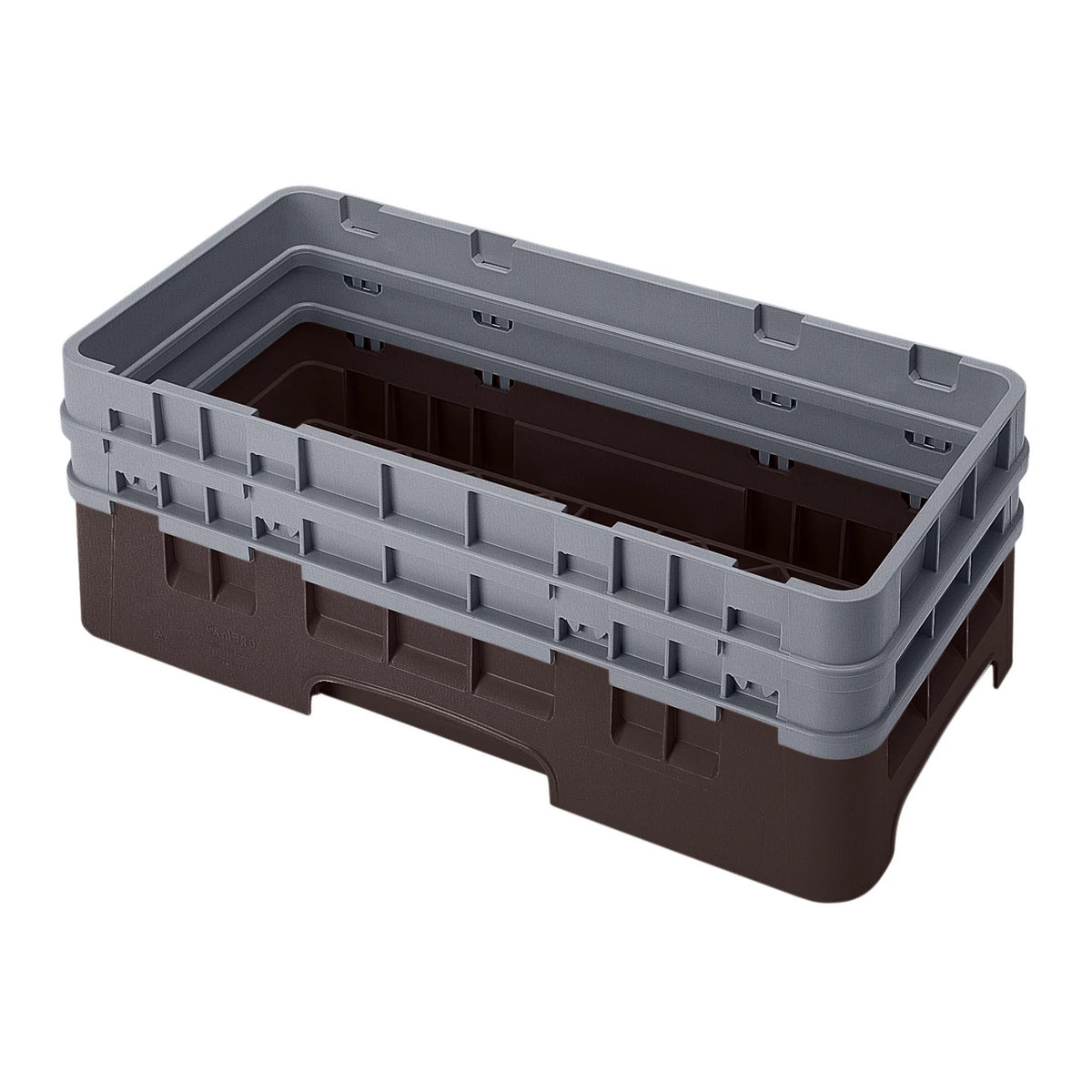Cambro HBR578167 Camrack Half Size Open Base Rack, 7 1/4" Tall - Brown