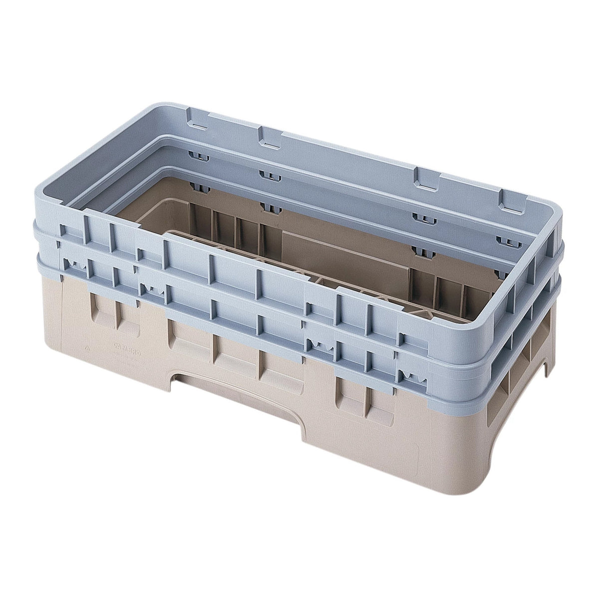 Cambro HBR578184 Camrack Half Size Open Base Rack, 7 1/4" Tall - Beige