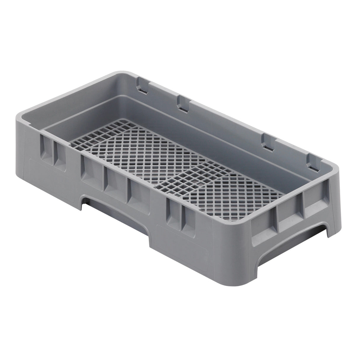 Cambro HFR258151 Camrack Half Flatware Rack, 4" H - Soft Gray