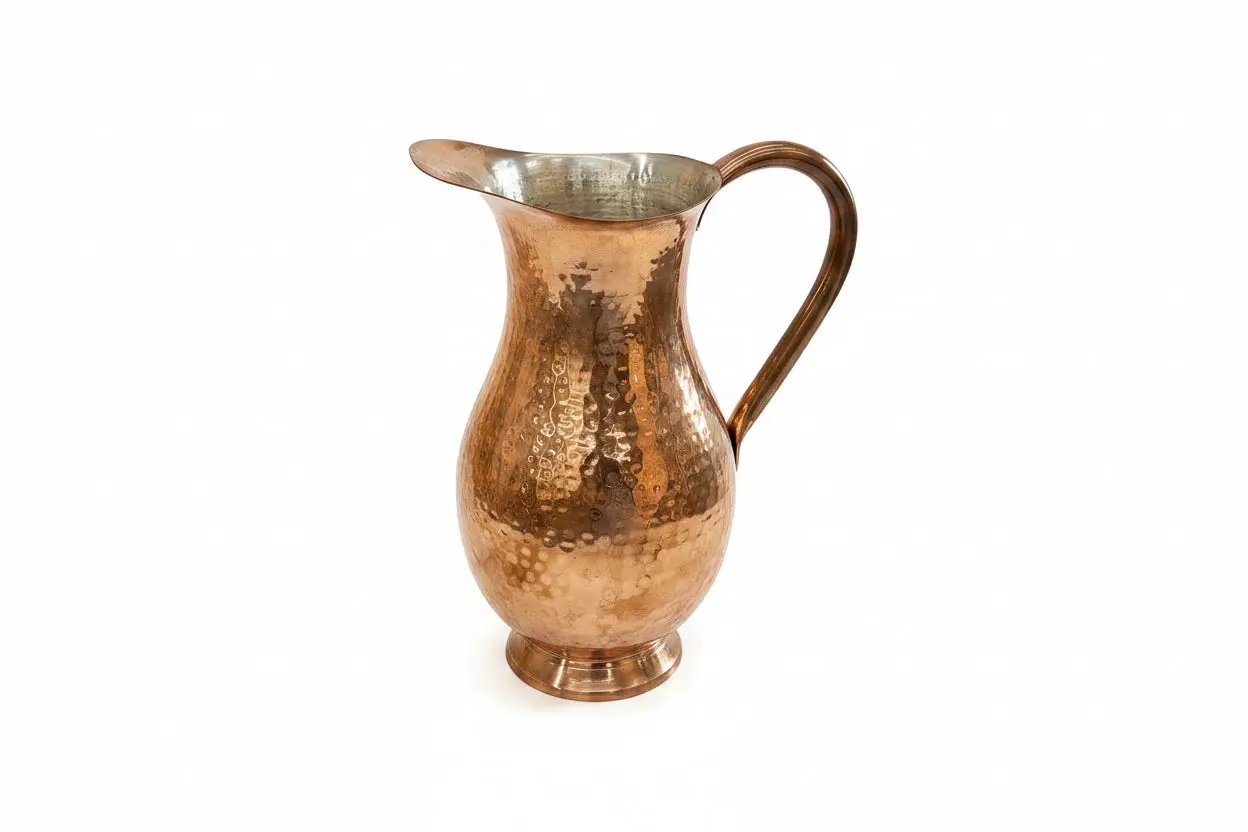 Hammered Copper Surahi Water Pitcher - 64 Oz. Product Image