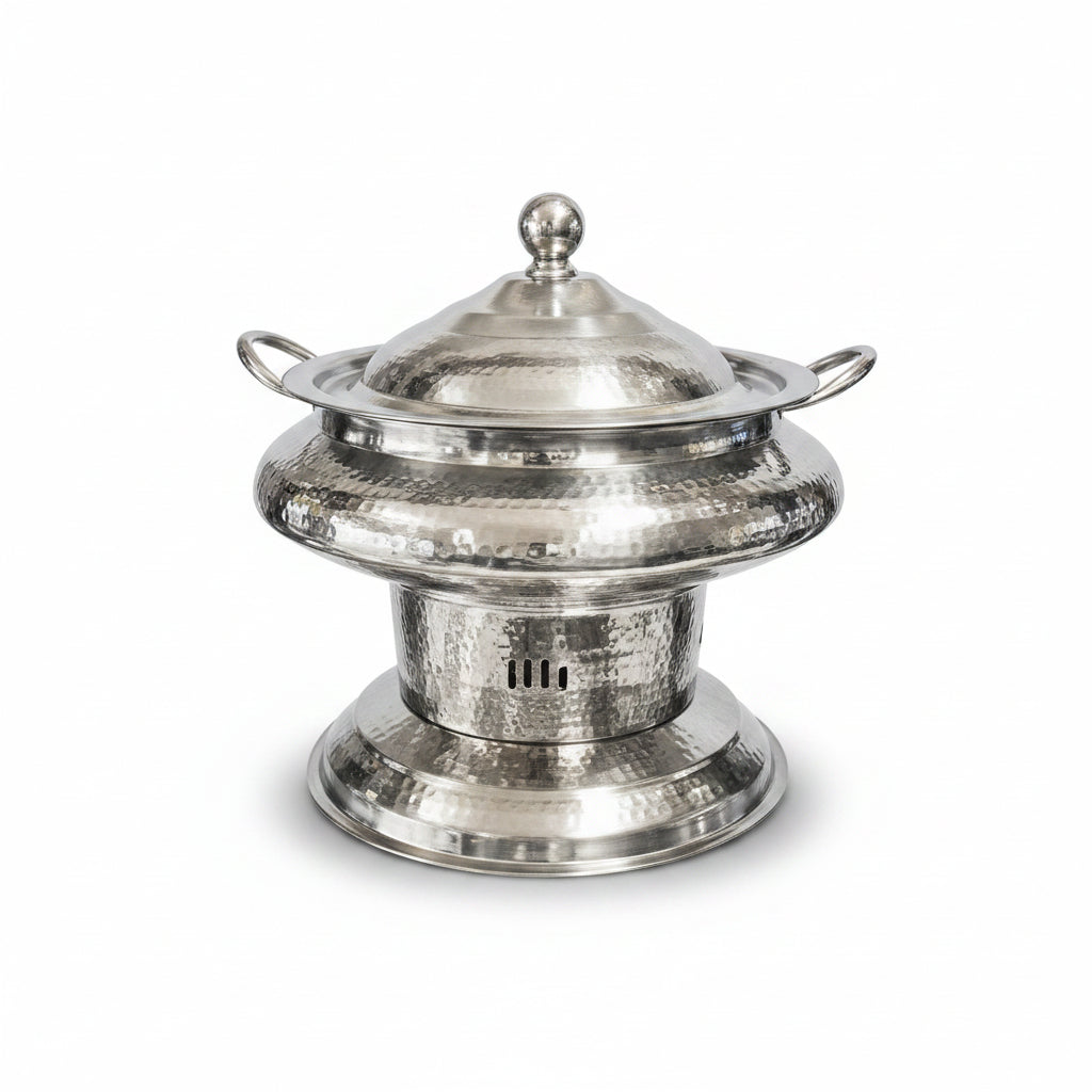 Hammered Stainless Steel Chafing Dish 19" Product Image