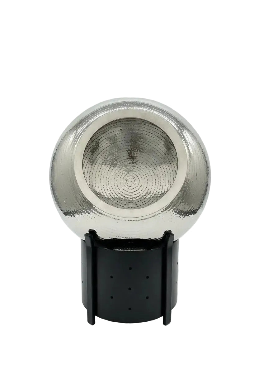 Hammered Stainless Steel Pani Puri Chafing Bowl Product Image