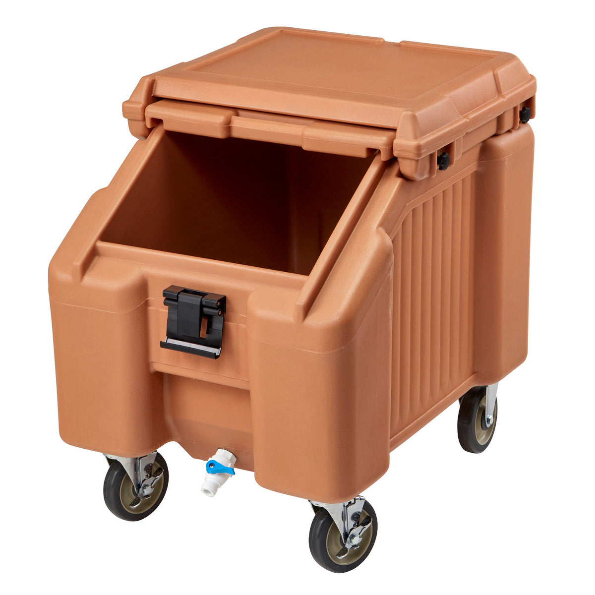 Cambro ICS100L157 SlidingLid Ice Caddy, 100 lbs., Standard Height - Coffee Beige