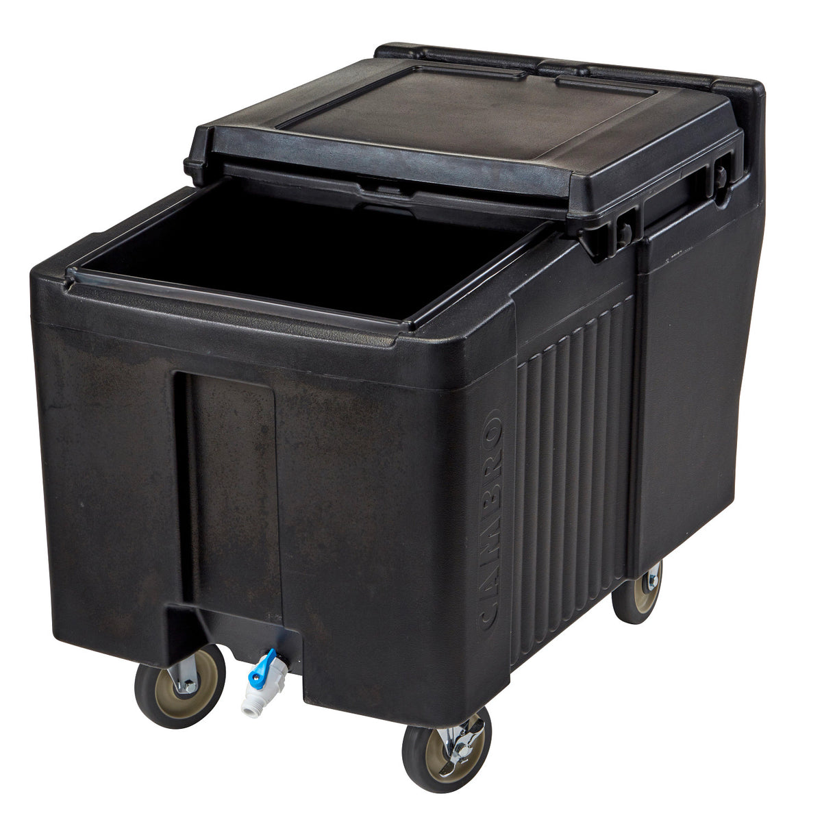 Cambro ICS175L110 SlidingLid Ice Caddy, 175 lbs., Standard Height - Black