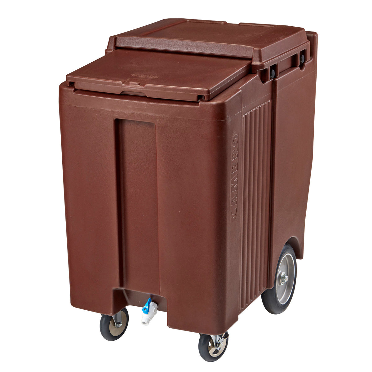 Cambro ICS200TB131 SlidingLid Ice Caddy, 200 lbs., Tall - Dark Brown