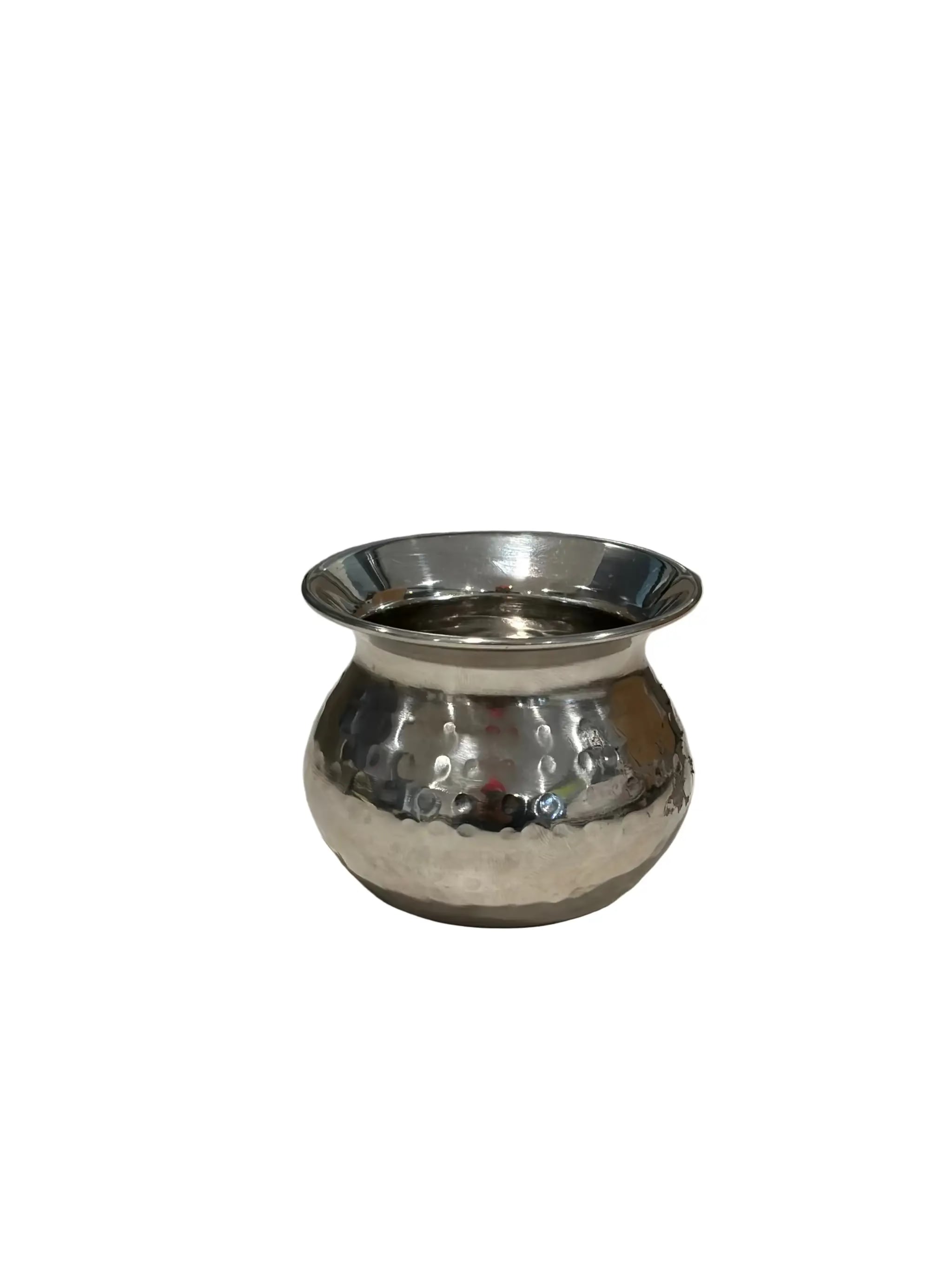 Hammered Steel Lota 6 Oz by Nishi Enterprise Inc (hammered-steel-lota-6-oz)