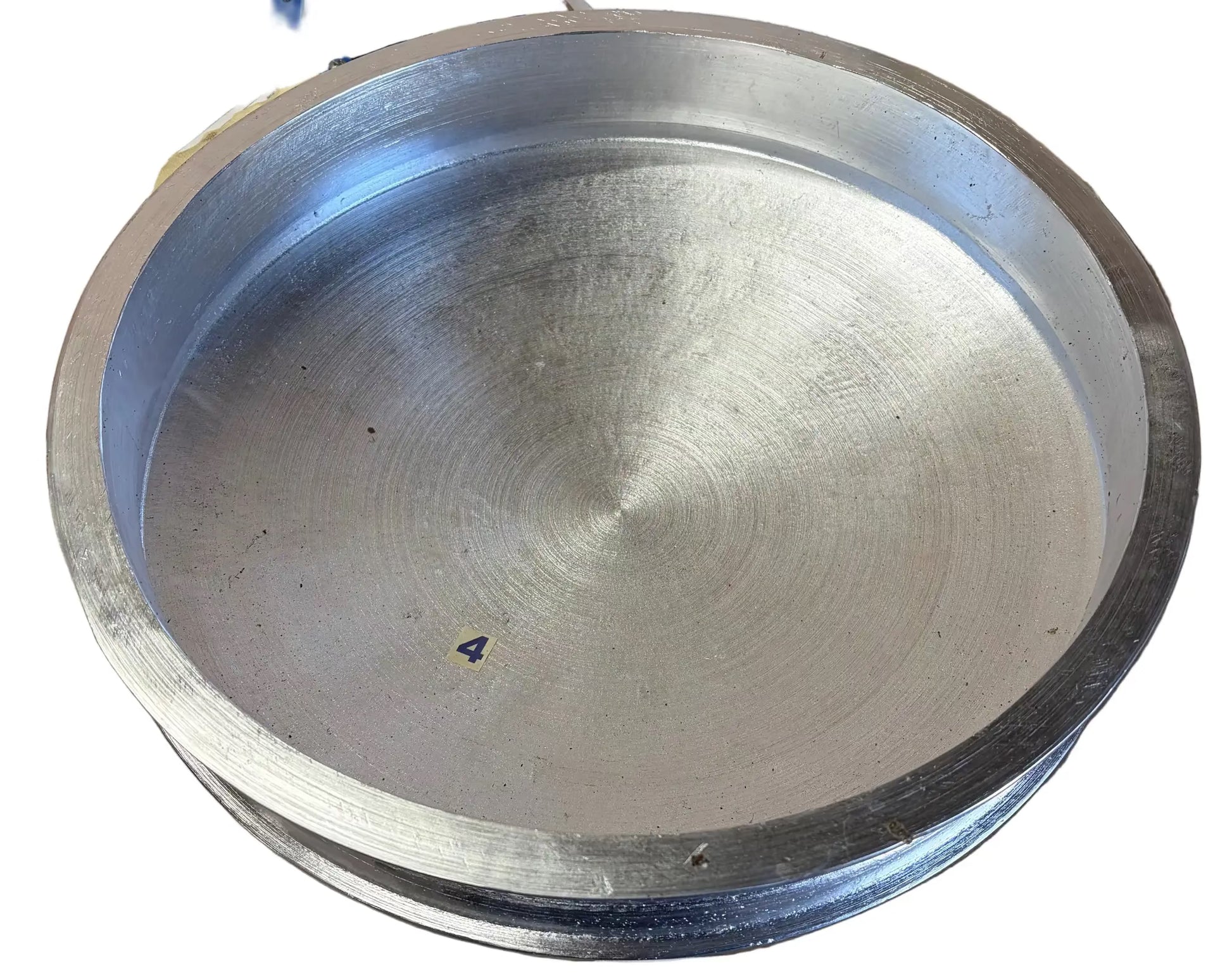 16" Aluminum Uruli Cookware & Serving Bowl with Lid – 10 L Capacity by Nishi (urli)