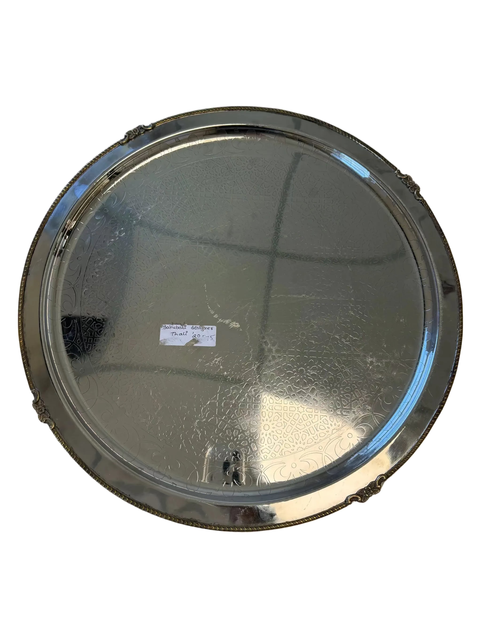 bahubali designer platter thing 20" by Nishi Enterprise Inc (bahubali-designer-platter-thing-20)