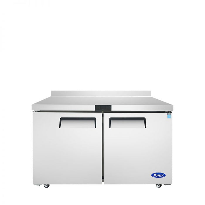 ATOSA MGF8409GR — 48″ Worktop Refrigerator with Backsplash, 13.4 Cu. Ft.