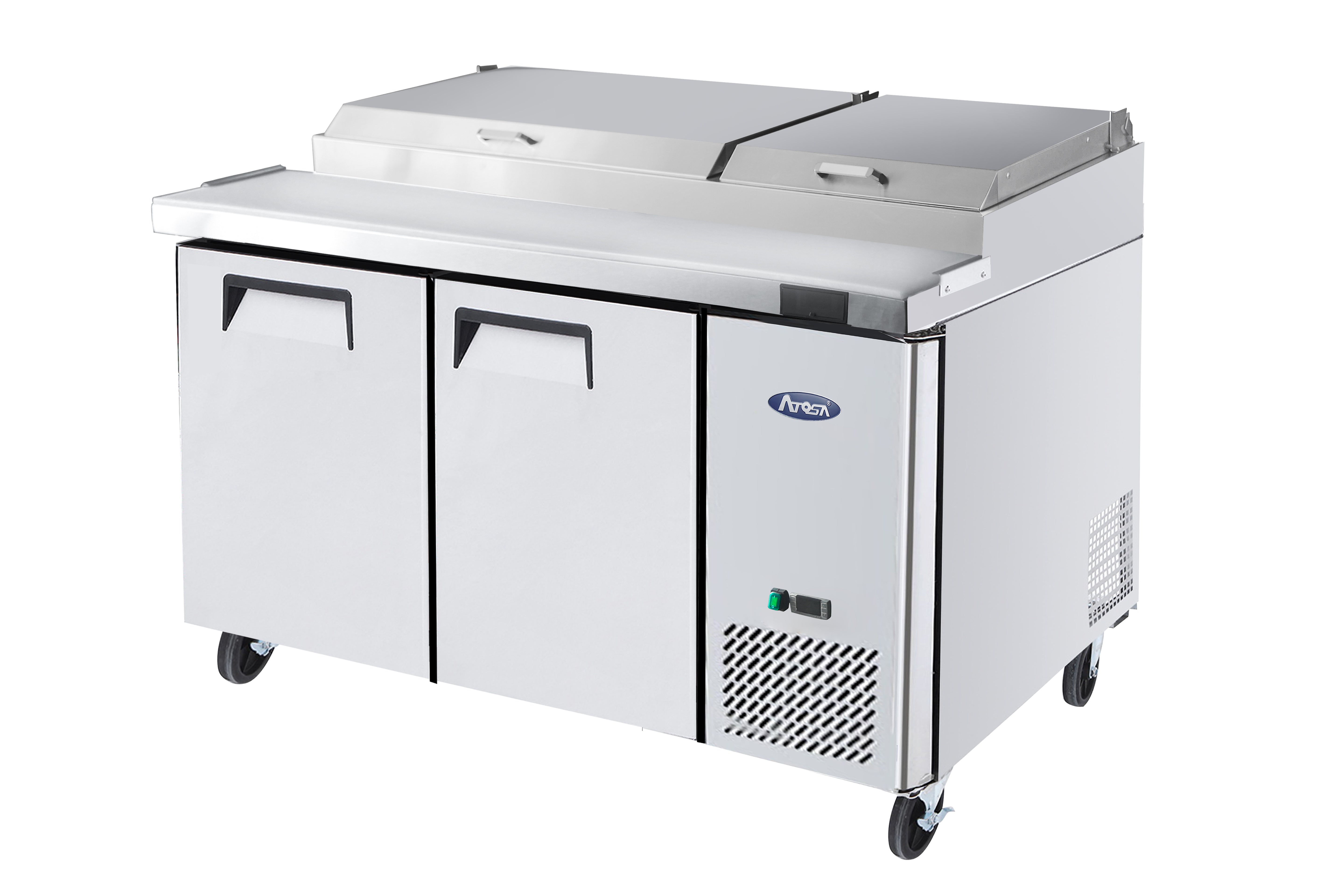 ATOSA MPF8202GR 67 Inch 2-Door Pizza Prep Table