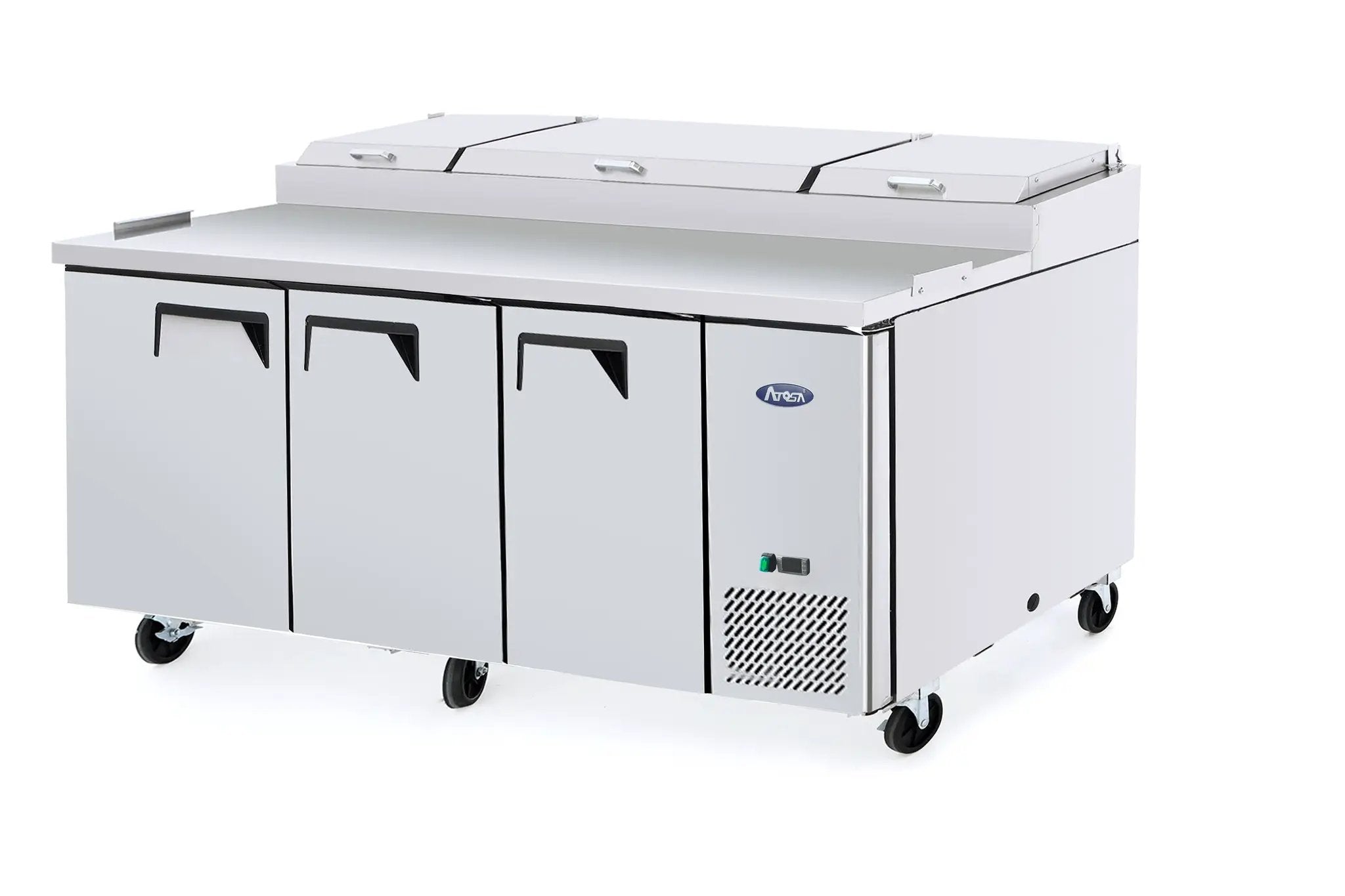 ATOSA MPF8203GR 93" 3-Door Pizza Prep Table by Atosa USA (atosa-mpf8203gr-93-inch-3-door-pizza-prep-table)