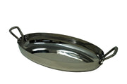 Stainless Steel Au Gratin Oval Serving Dish – 16 Oz | Restaurant Serveware