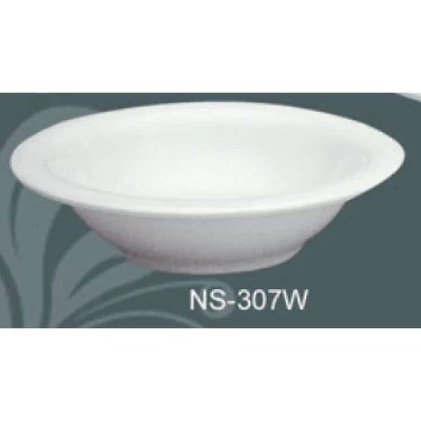 Yanco NS - 307W Nessico Soup/Cereal Bowl, 13 oz Capacity, 2" Height, 6.5" Diameter, Melamine, White Color, Pack of 48