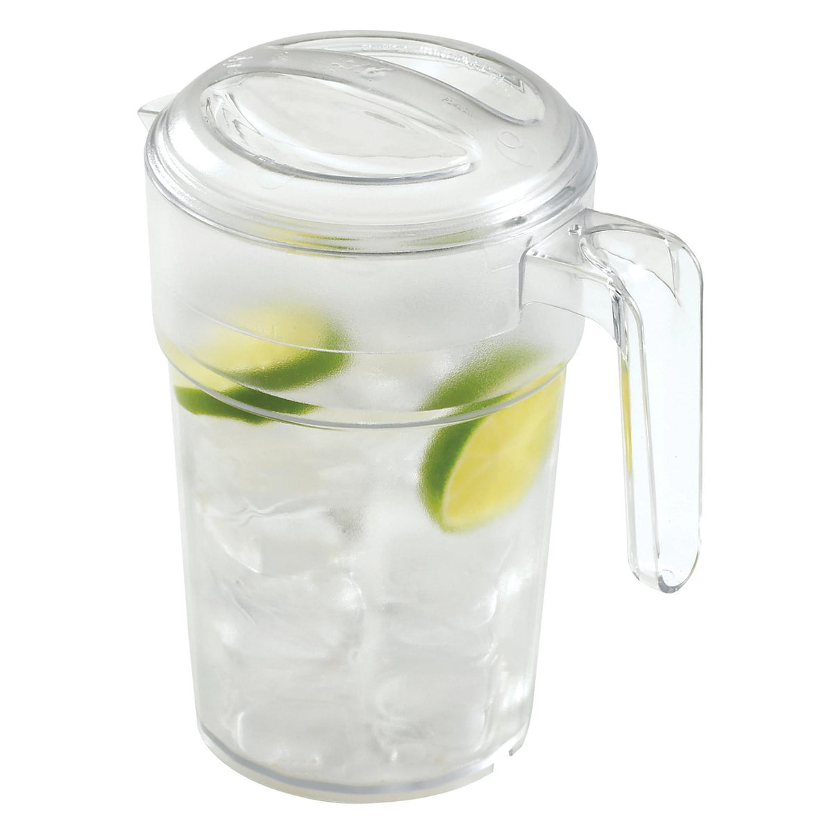 Cambro PC34CW135 Camwear Pitcher with Lid, 34 oz. - Clear