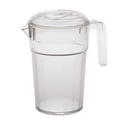 Cambro PC34CW135 Camwear Pitcher with Lid, 34 oz. - Clear