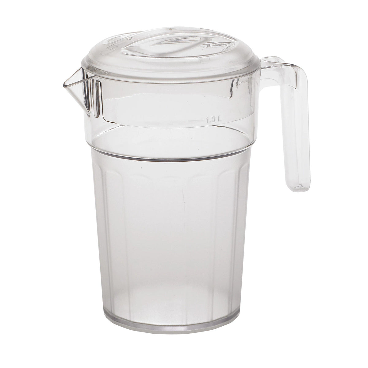 Cambro PC34CW135 Camwear Pitcher with Lid, 34 oz. - Clear