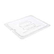 CAC China PCSL-HC Cover PC Food Pan Notched Half Size Case Pack of 12/48 by CAC China (cac-china-pcsl-hc-cover-pc-food-pan-notched-half-size-case-pack-of-12-48)