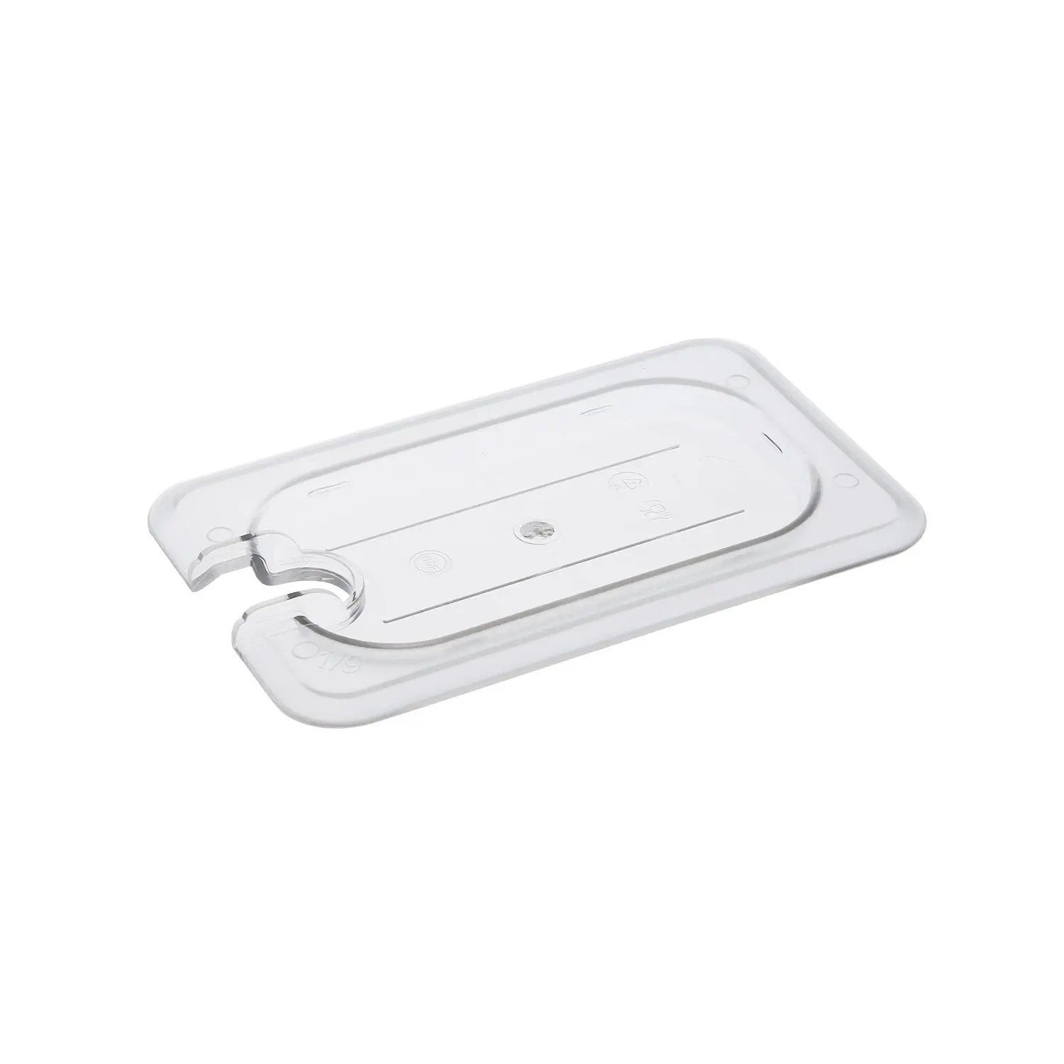 CAC China PCSL-NC Cover PC Food Pan Notched 1/9 Size Case Pack of 12/72 by CAC China (cac-china-pcsl-nc-cover-pc-food-pan-notched-1-9-size-case-pack-of-12-72)