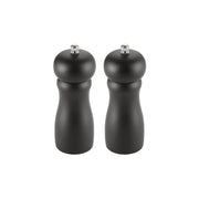 CAC China PMW2-6K Pepper Mill Set Wooden Black 2-PC 6"H Case Pack of 1/24 by CAC China (cac-china-pmw2-6k-pepper-mill-set-wooden-black-2-pc-6h-case-pack-of-1-24)