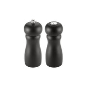 CAC China PMW2-S6BK Pepper Mill/Salt Shaker Set Wooden Black 2-PC 6"H Case Pack of 1/24 by CAC China (cac-china-pmw2-s6bk-pepper-mill-salt-shaker-set-wooden-black-2-pc-6h-case-pack-of-1-24)