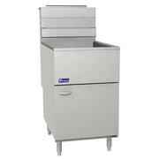 Pitco 65C+S 65-80 lb Natural Gas Floor Fryer, 150,000 BTU Product Image