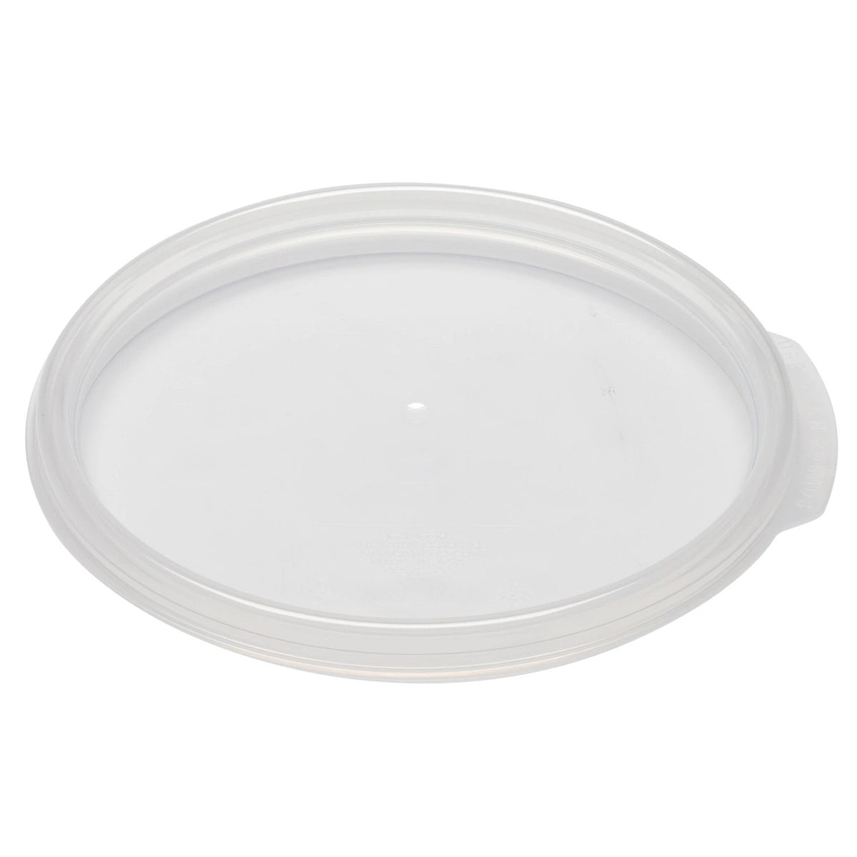 Cambro RFSC1PP190 Translucent Round Cover for 1 qt. Translucent Round Containers - Translucent