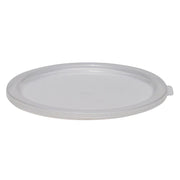 Cambro RFSC6PP190 Translucent Round Cover for 6 qt, 8 qt. Translucent Round Containers - Translucent