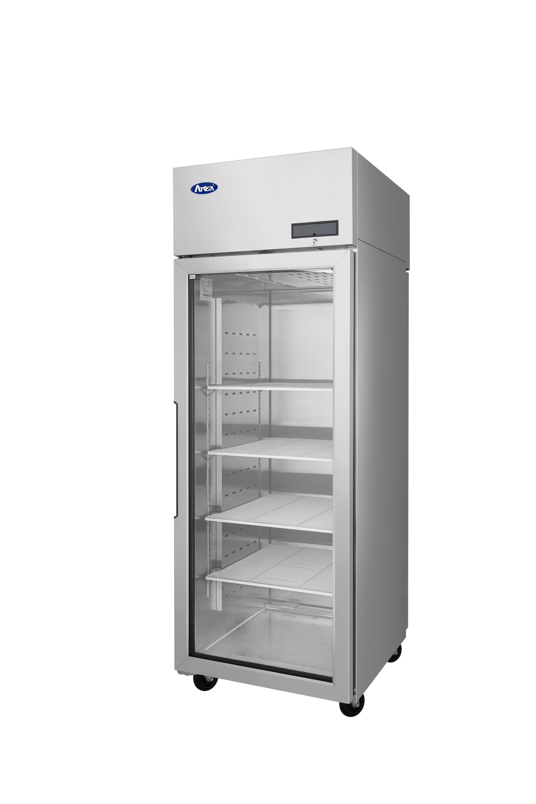 Atosa PLUS-R1-GS-R-PT Pass-Thru 1 Glass Door Refrigerator