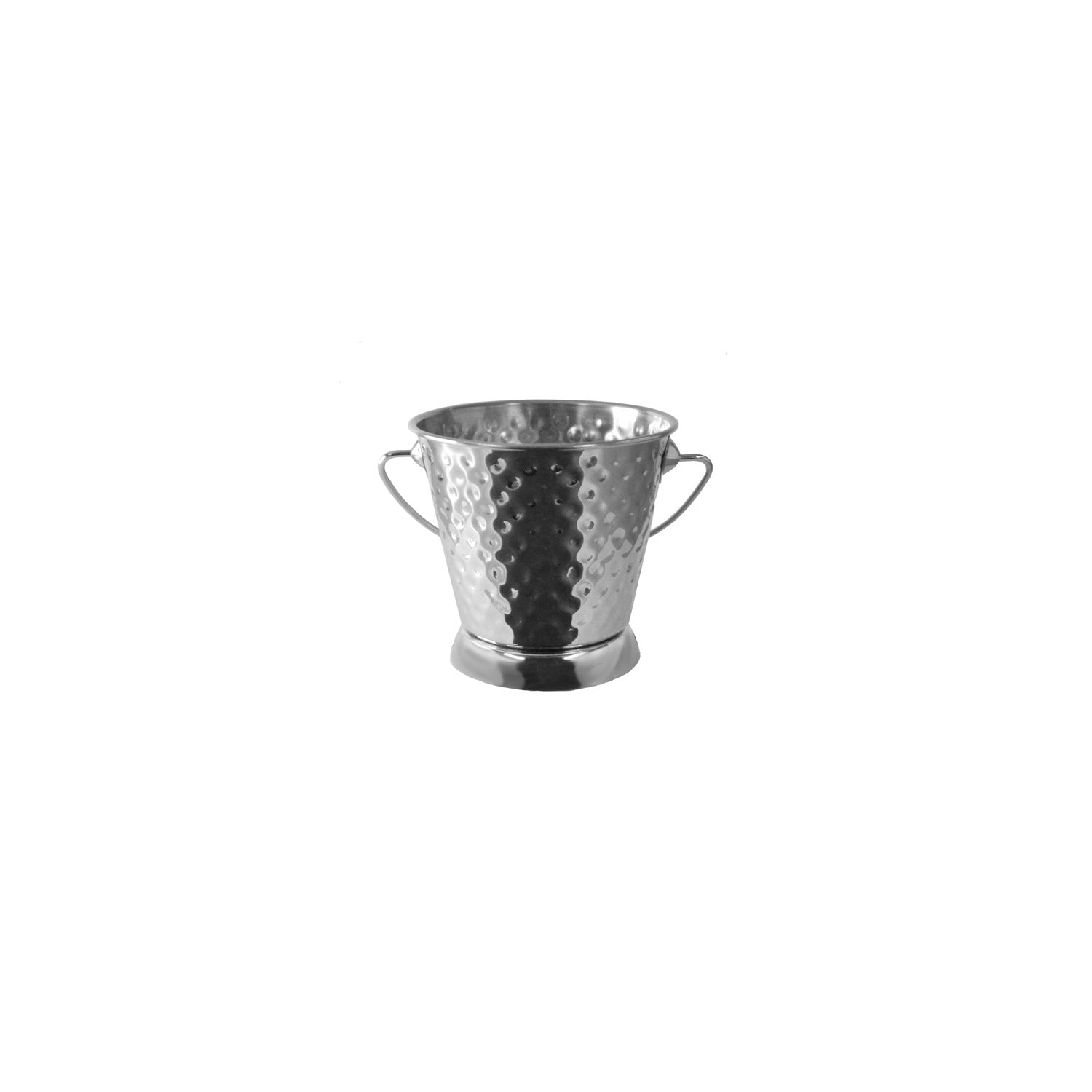 CAC China SMPL-35H Serving Pail w/ Hdl SS Mini Hamd. 3-1/2"Dia x 3-5/8"H Case Pack of 12/72 by CAC China (cac-china-smpl-35h-serving-pail-w-hdl-ss-mini-hamd-3-1-2dia-x-3-5-8h-case-pack-of-12-72)