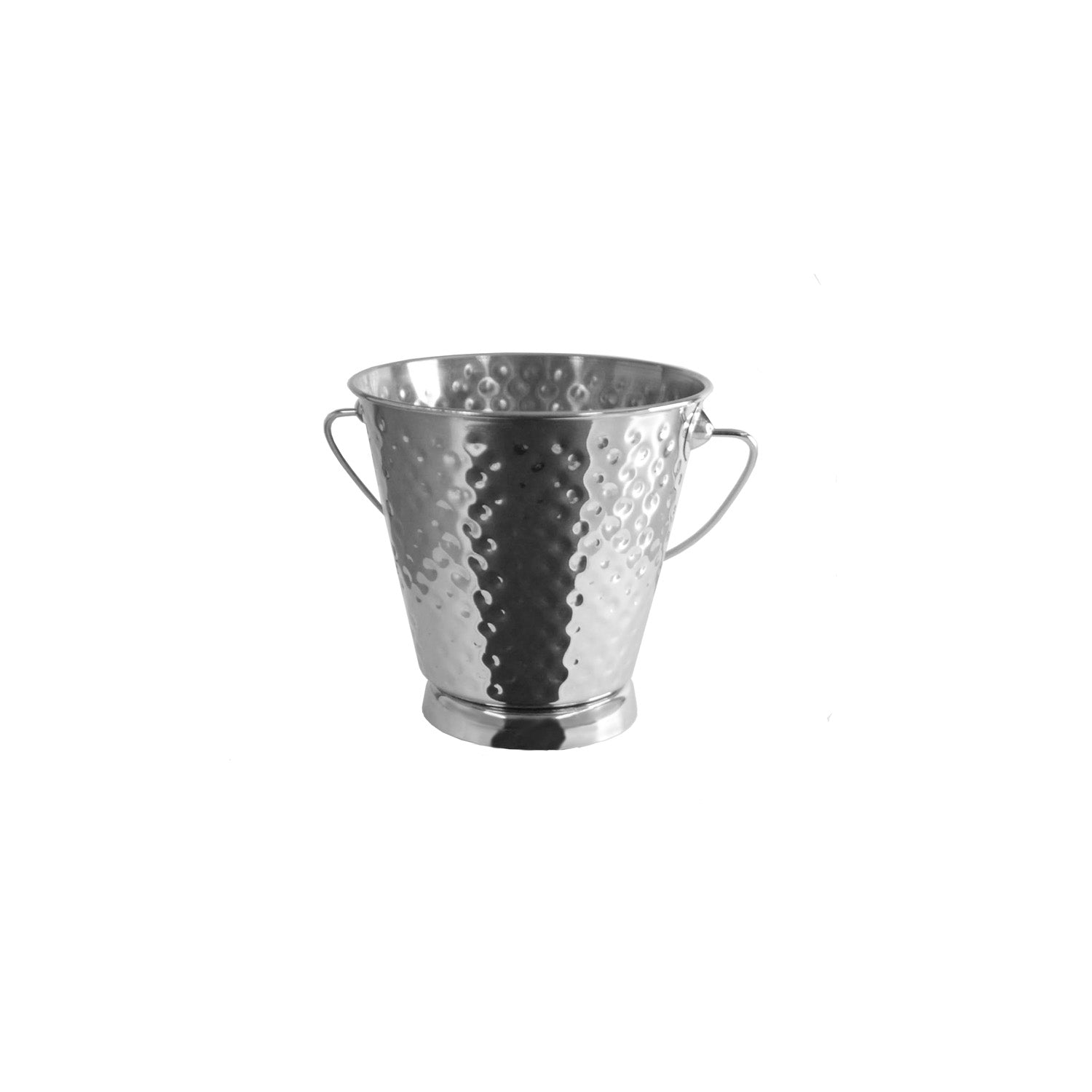 CAC China SMPL-5H Serving Pail w/ Hdl SS Mini Hamd. 5"Dia x 5"H Case Pack of 12/48 by CAC China (cac-china-smpl-5h-serving-pail-w-hdl-ss-mini-hamd-5dia-x-5h-case-pack-of-12-48)