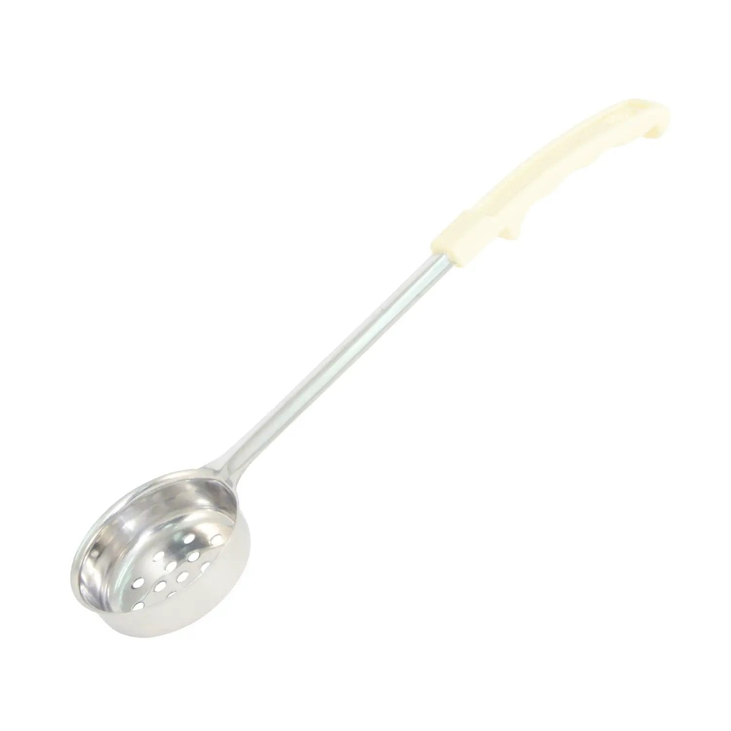 CAC China SPCP-3IV Portion Spoon SS Perf. W/ Ivory Hdl 3oz Case Pack of 12/72 by CAC China (cac-china-spcp-3iv-portion-spoon-ss-perf-w-ivory-hdl-3oz-case-pack-of-12-72)