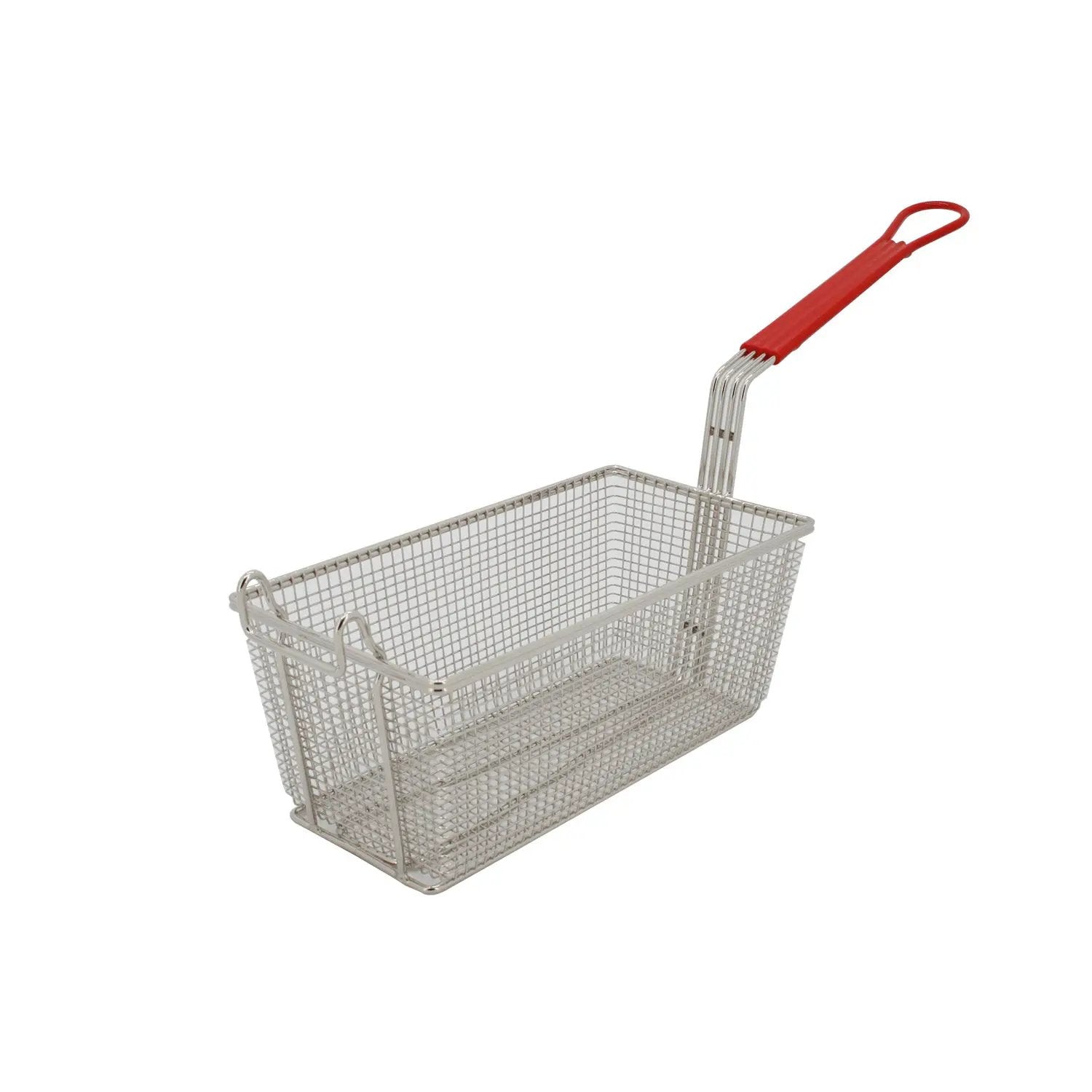 CAC China SPFB-4 Fry Basket Nickel-Plt 12-7/8x6-5/8x5-3/8" Red Hdl Case Pack of 6 by CAC China (cac-china-spfb-4-fry-basket-nickel-plt-12-7-8x6-5-8x5-3-8-red-hdl-case-pack-of-6)