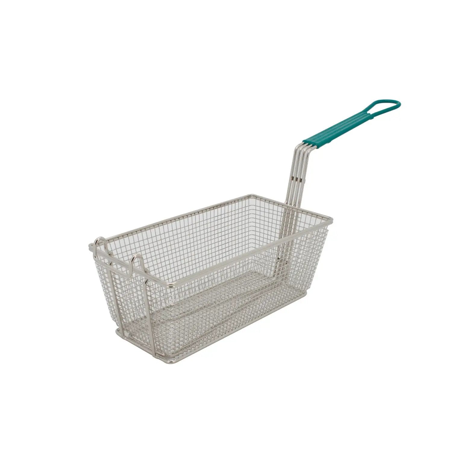 CAC China SPFB-5 Fry Basket Nickel-Plt 13x6-3/4x5-1/8" Green Hdl Case Pack of 6 by CAC China (cac-china-spfb-5-fry-basket-nickel-plt-13x6-3-4x5-1-8-green-hdl-case-pack-of-6)