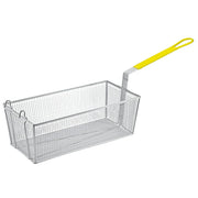 CAC China SPFB-7 Fry Basket Nickel-Plt 17x8-3/8x6" Yellow Hdl 12" Case Pack of 6 by CAC China (cac-china-spfb-7-fry-basket-nickel-plt-17x8-3-8x6-yellow-hdl-12-case-pack-of-6)