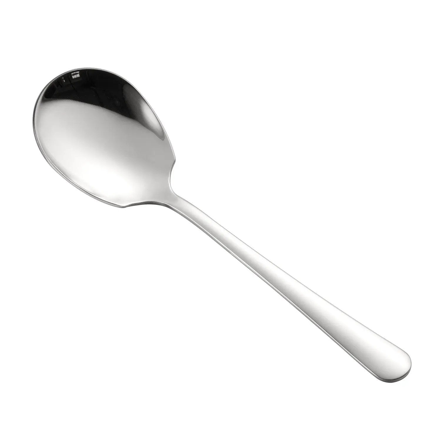 CAC China SSLS-8 Serving Spoon SS Round Edge 8-1/2" Case Pack of 1/20 by CAC China (cac-china-ssls-8-serving-spoon-ss-round-edge-8-1-2-case-pack-of-1-20)