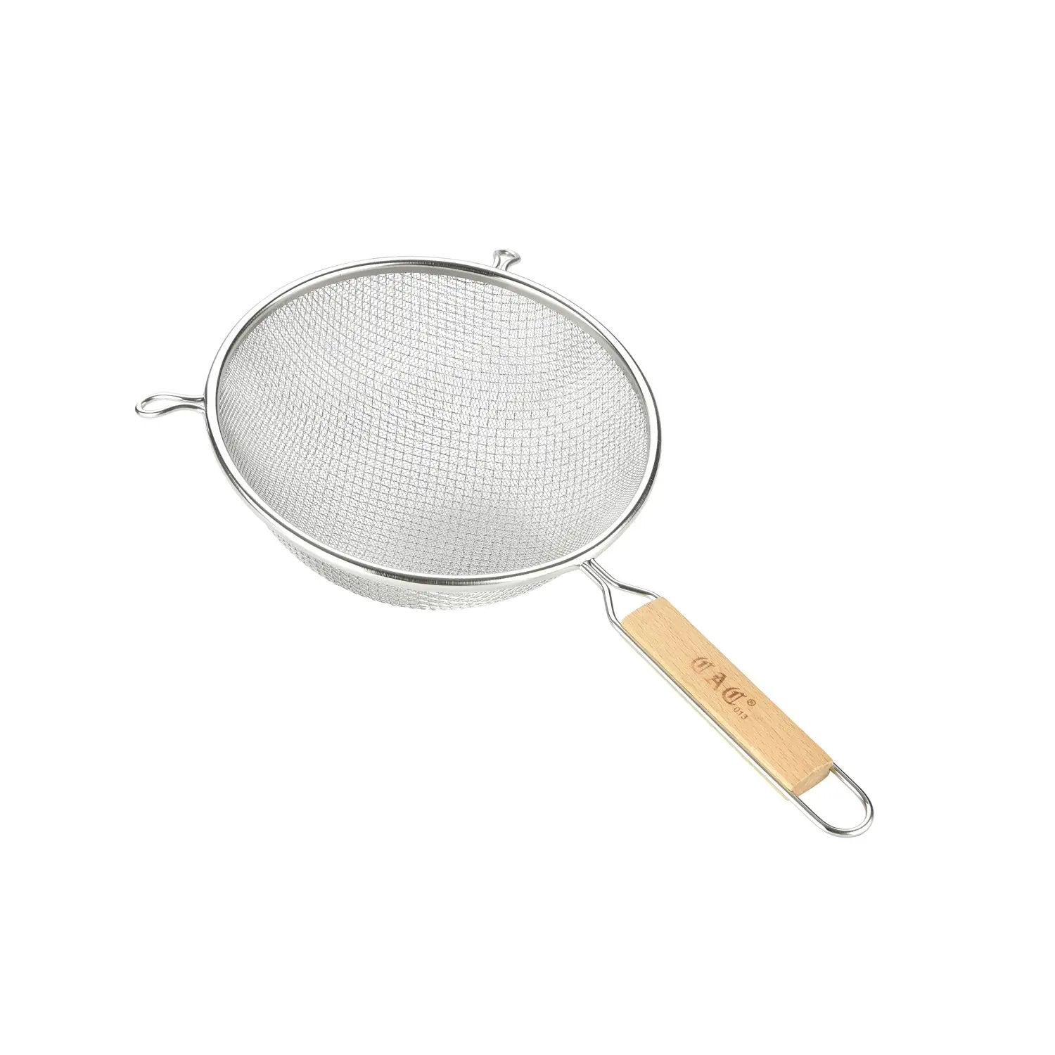 CAC China SSTR-06D Strainer Mesh SS Double W/ Wood Hdl 6-1/4"Dia Case Pack of 12/96 by CAC China (cac-china-sstr-06d-strainer-mesh-ss-double-w-wood-hdl-6-1-4dia-case-pack-of-12-96)