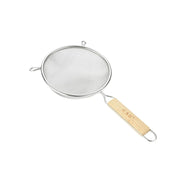 CAC China SSTR-08D Strainer Mesh SS Double W/ Wood Hdl 8"Dia Case Pack of 12/48 by CAC China (cac-china-sstr-08d-strainer-mesh-ss-double-w-wood-hdl-8dia-case-pack-of-12-48)