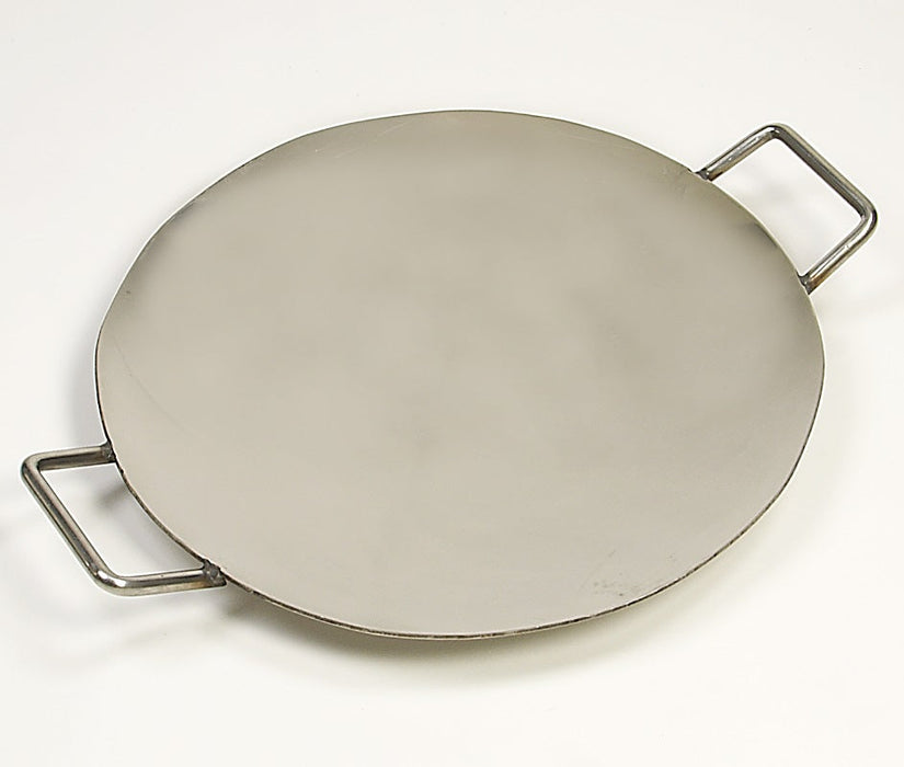 Stainless Steel Tikki Tava Platter 20 inch, with welded handles