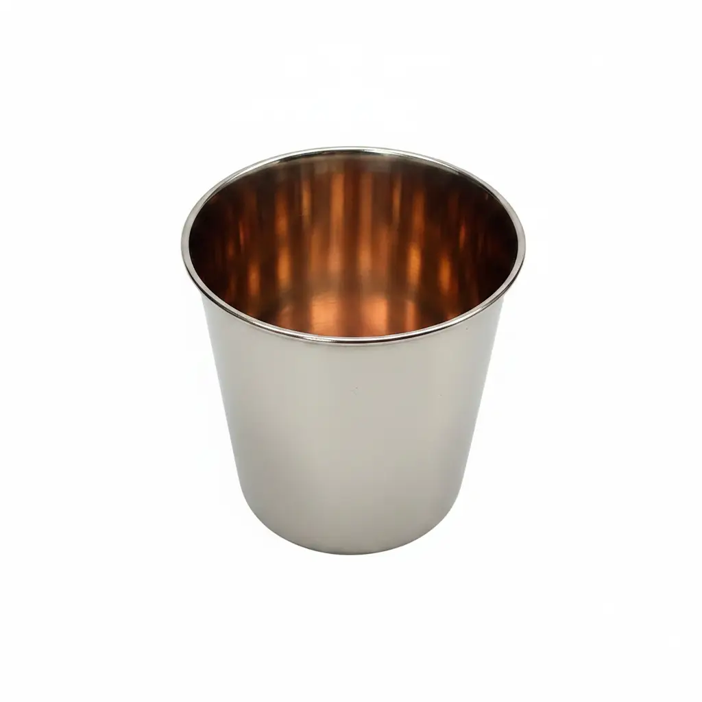 Stainless Steel-Copper Double Wall Glass Product