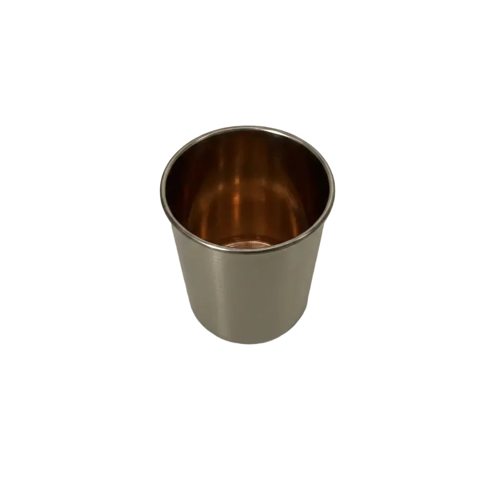 Stainless Steel-Copper Double Wall Glass Product Image