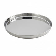 Stainless Steel Curve Thali 12" Product Image