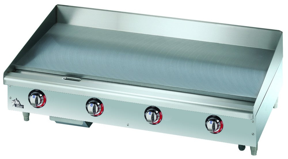 Star-Max® 548CHSF 48" Electric Griddle, Snap-Action Thermostat, 1" Chrome Plate, 208/240V