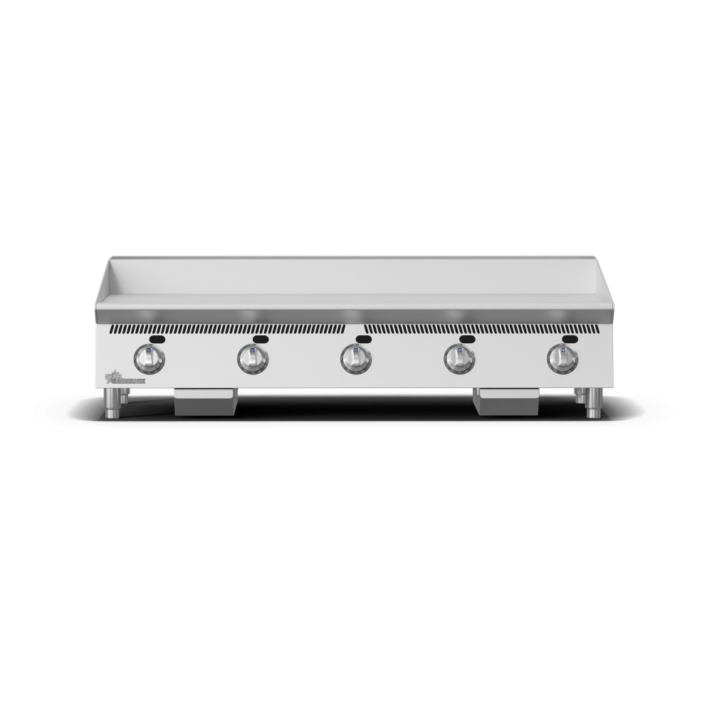 Star Ultra-Max® 860TA 60" Gas Griddle, Snap-Action Thermostats, 1" Steel Plate, 150,000 BTU