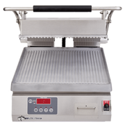 Star Pro-Max® 2.0 PGT14IT 14" Panini Grill, Grooved Cast Iron Plates, Digital Timer